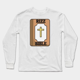 Rizz Bible Long Sleeve T-Shirt